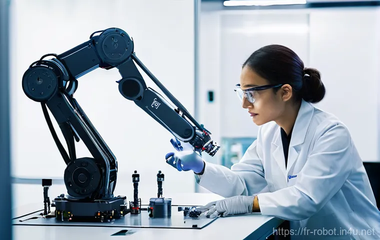 로봇용 임베디드 시스템 - **Prompt:** A futuristic, sleek robotic floor cleaner effortlessly navigates a modern, minimalist li...